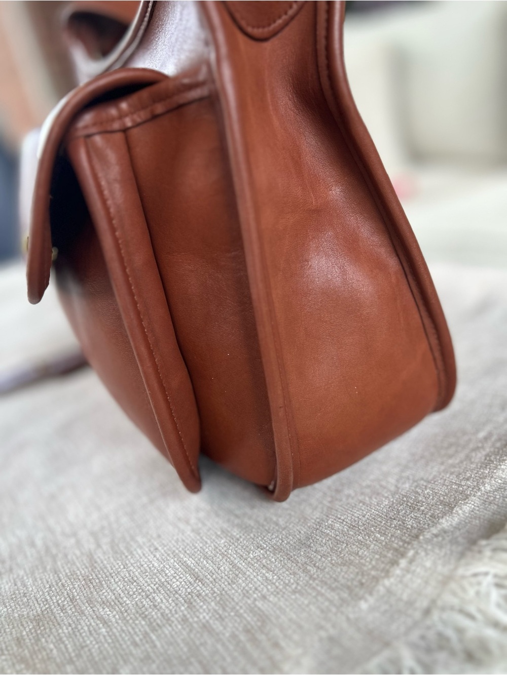 EUC Vintage Coach Taft British Tan - Picture 12 of 16